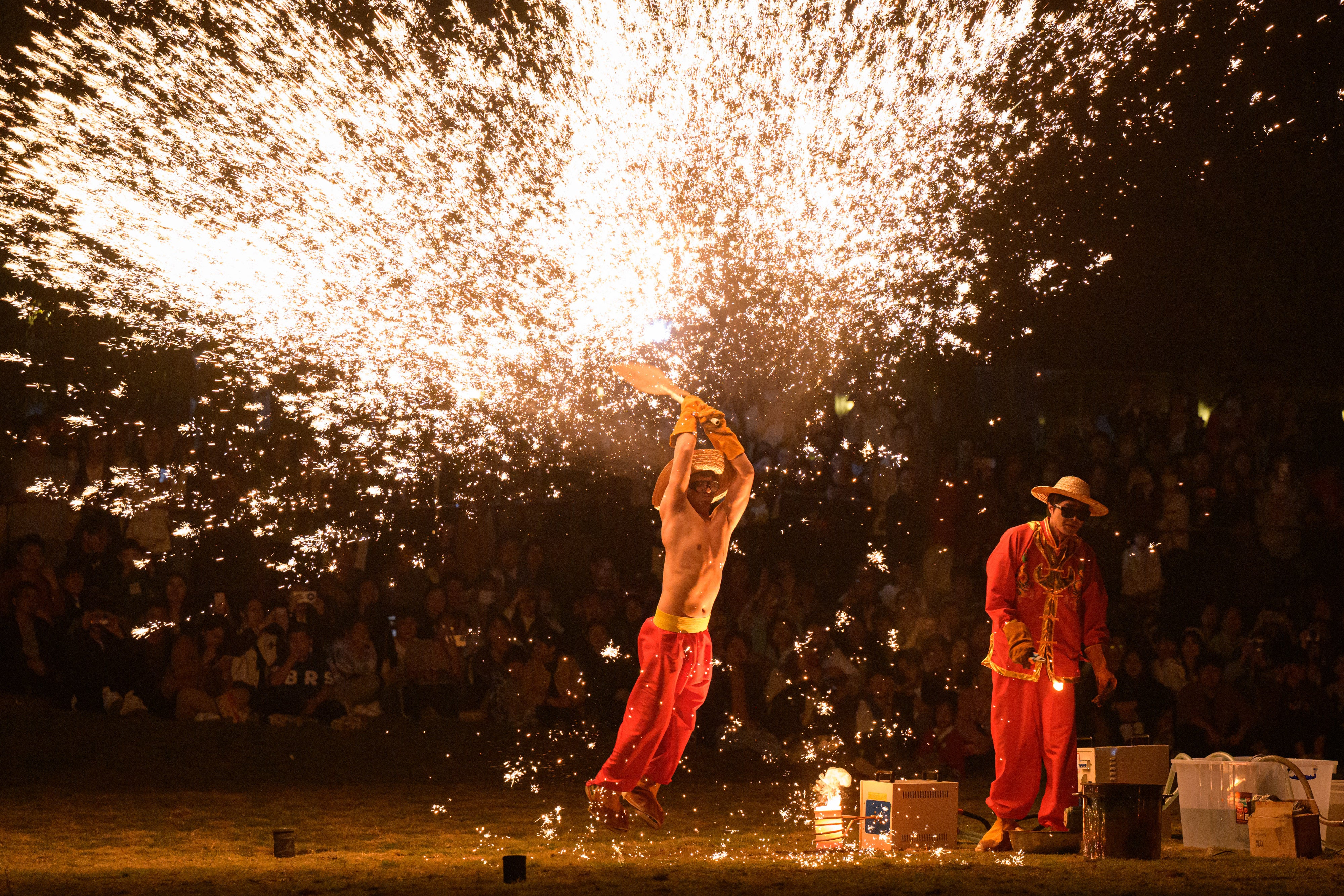 An event marking the new year in Foshan, Guangdong in China