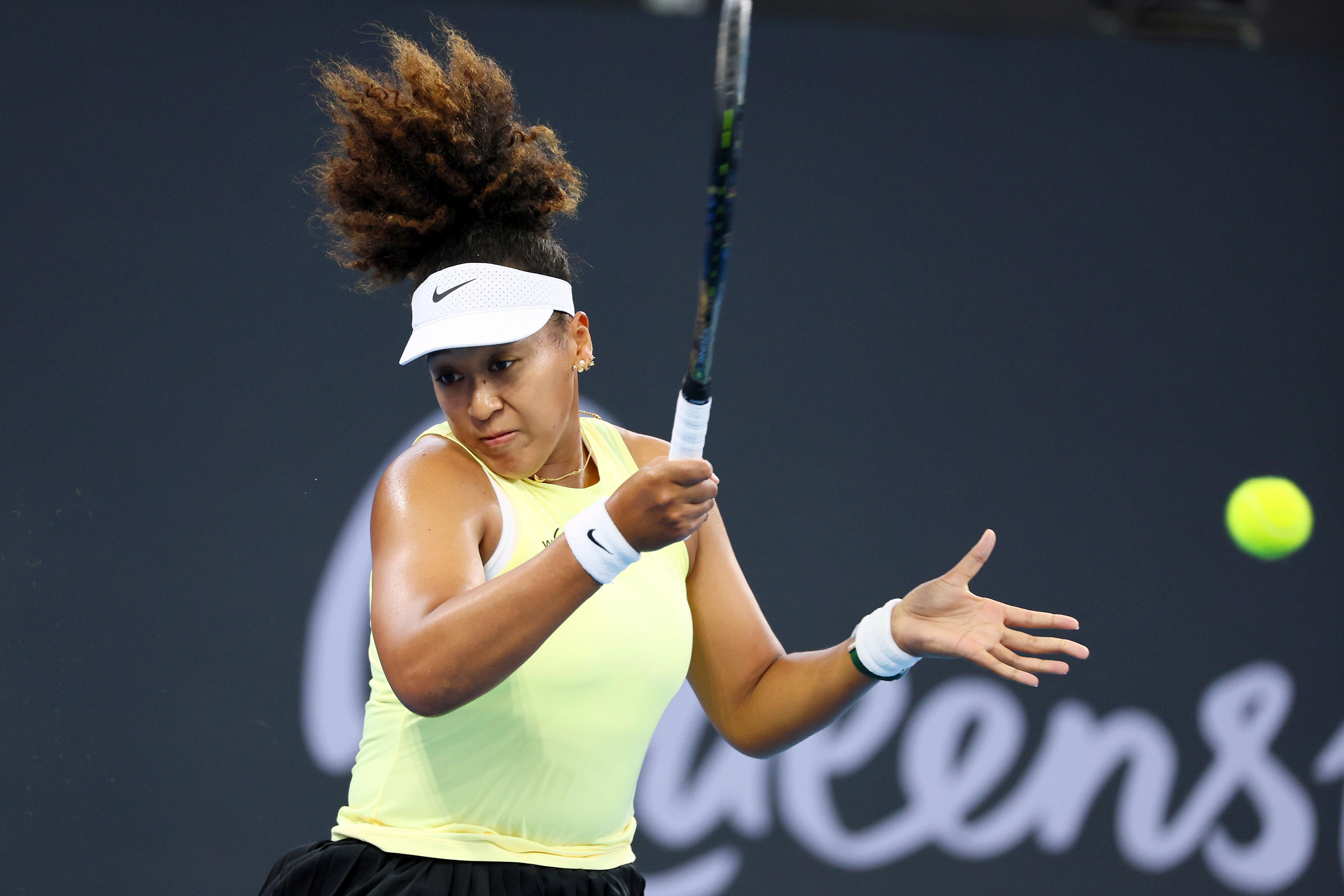 Four-time grand slam champion Naomi Osaka returned to the court in style