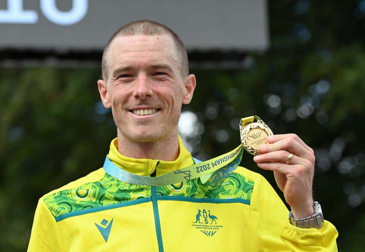 32-годишният Хоскинс се състезава за Австралия на Олимпийските игри в