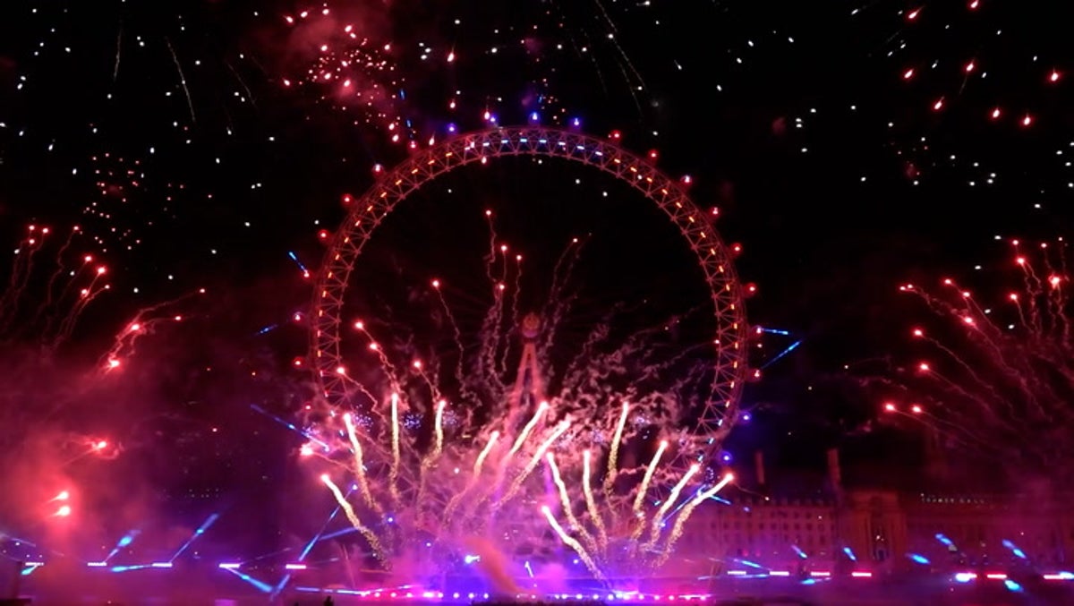 Watch Spectacular New Year’s Eve fireworks as London 2024