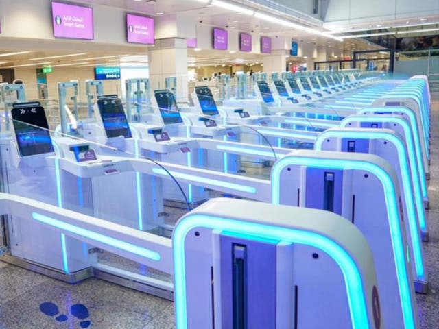 <p>Face forward: Smart Gates at Dubai International Airport</p>