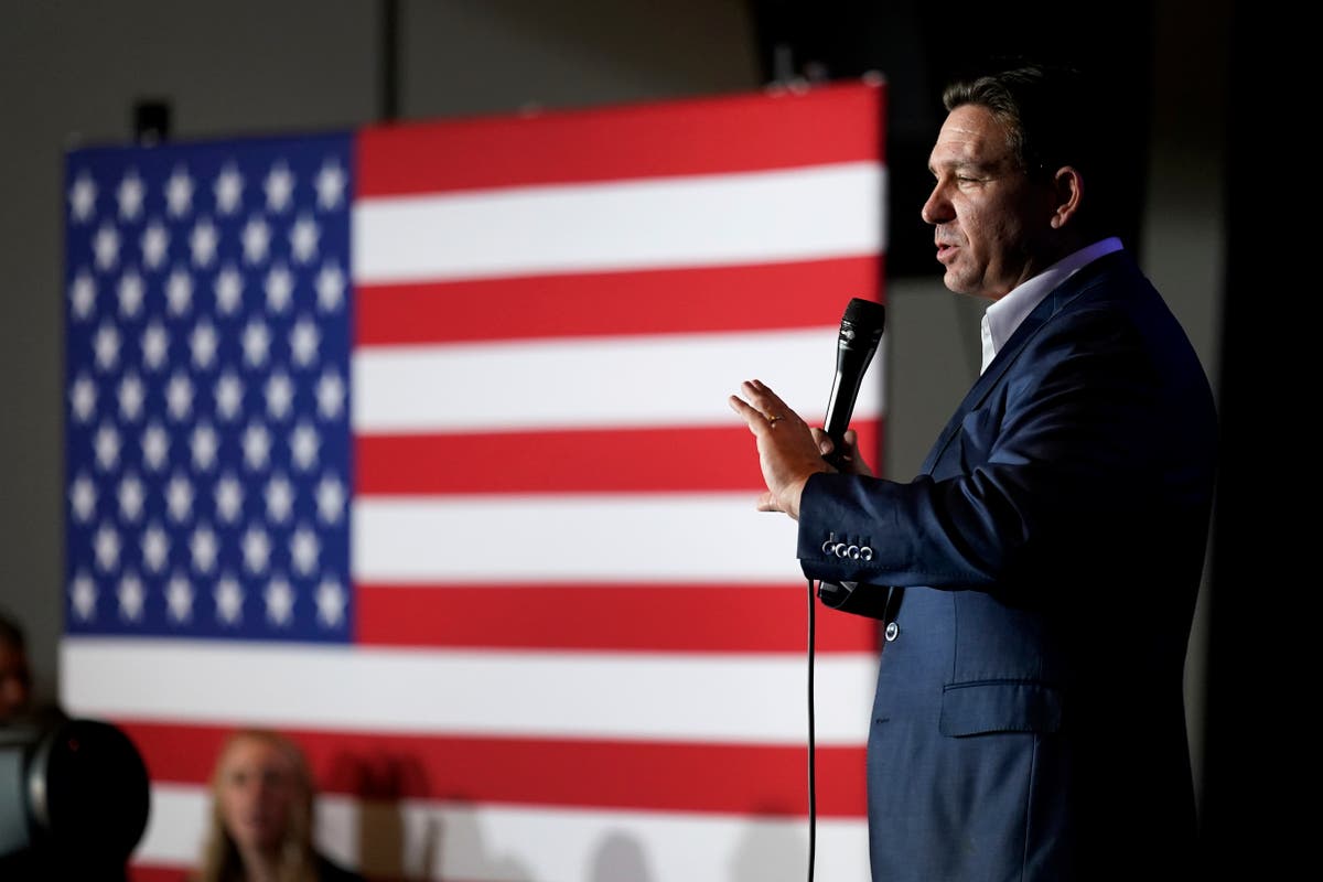 Protesters chanting ‘no oil money’ interrupt Ron DeSantis during Fox News town hall