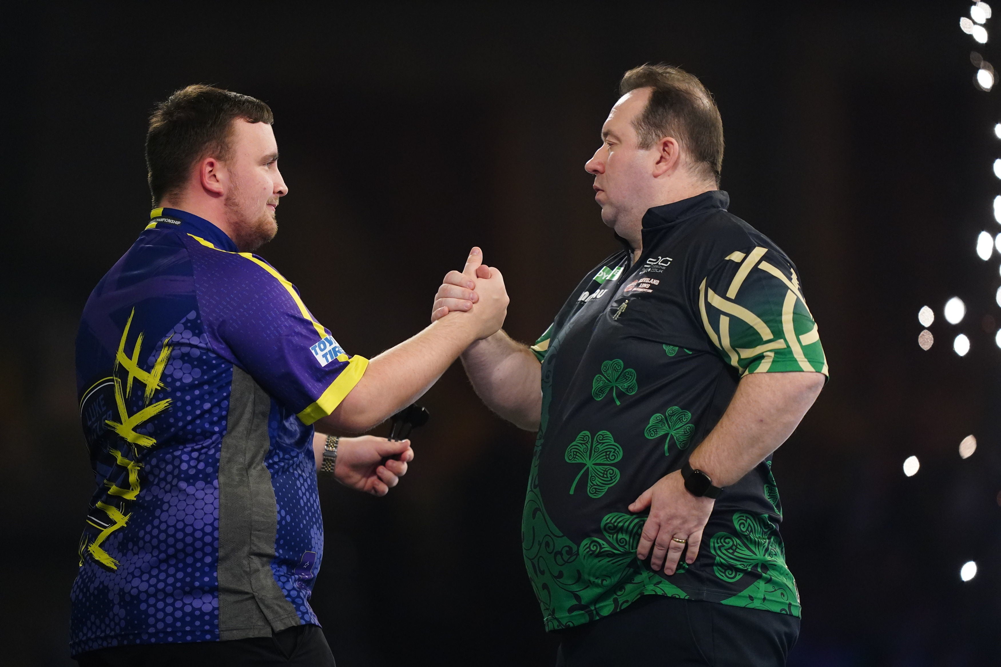 Brendan Dolan became Littler’s latest defeated opponent at Alexandra Palace