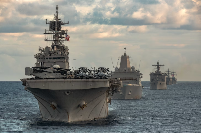 <p>The USS Gerald R. Ford Carrier Strike Group will return to Norfolk, Virginia</p>