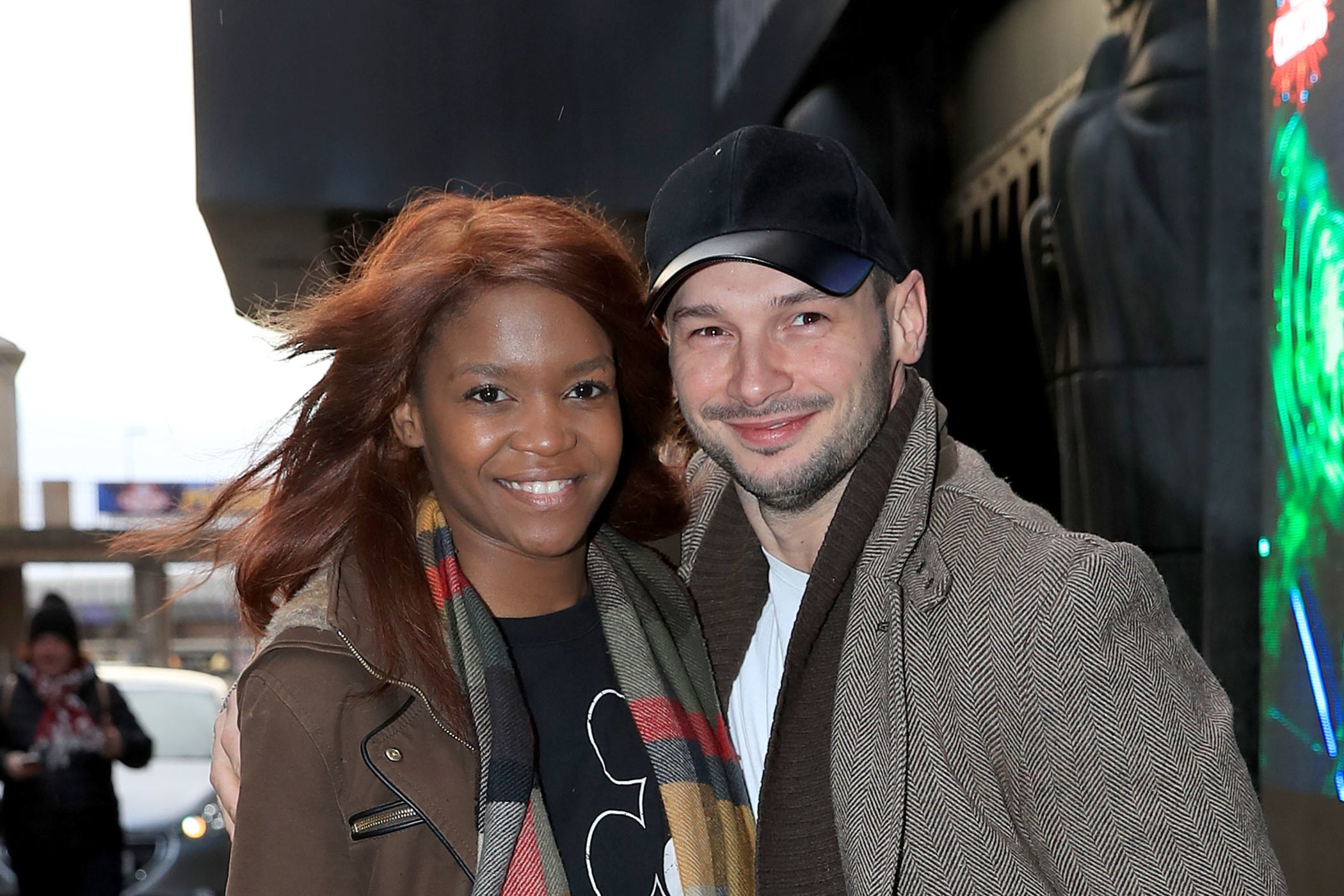 Oti Mabuse and husband Marius Lepure photographed in 2017