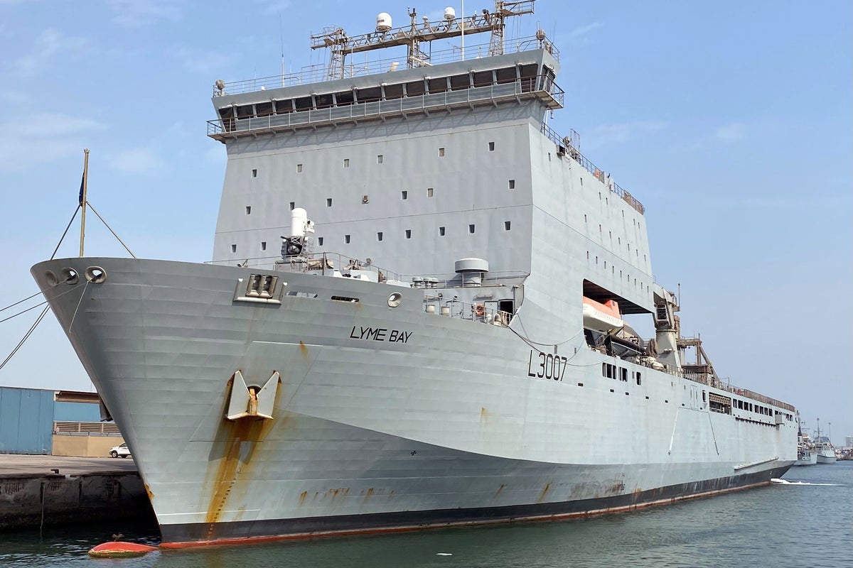 Royal Navy fits ship with advanced minehunting drones ahead of possible Hormuz deployment Royal Navy fits ship with advanced minehunting drones ahead of possible Hormuz deployment