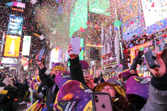 <p>Braving the Times Square New Year’s Eve crowd may be an experience too chaotic for some</p>