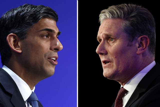 <p>Both prime minister Rishi Sunak and Labour leader Keir Starmer will make early pitches to voters at the start of what is likely to be an election year</p>