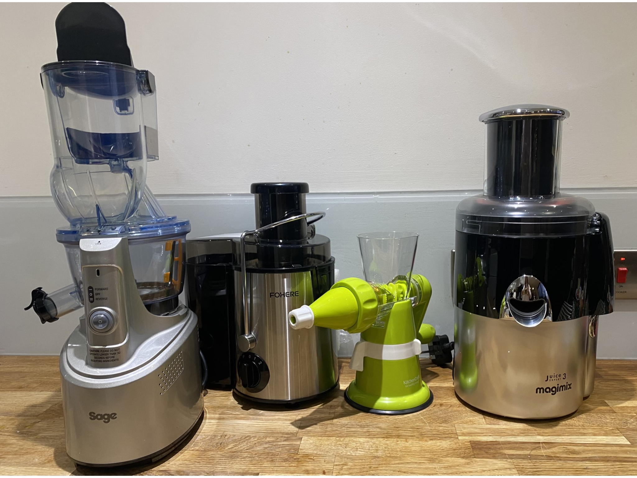 A selection of the best juicers that we tried and tested for this review