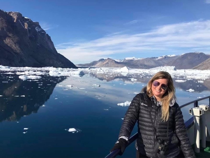 Lizzie first found inspiration on a trip through the fjords of Greenland