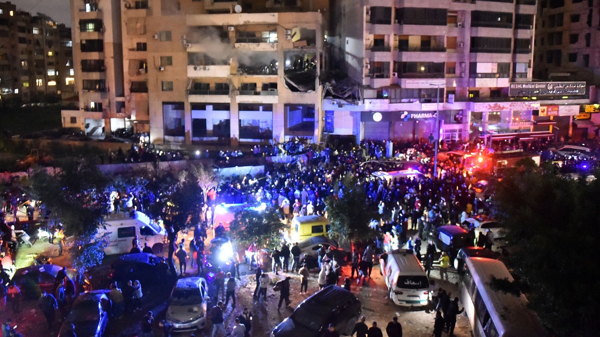 Watch live view of blast site after Hamas deputy leader killed by strike in Beirut