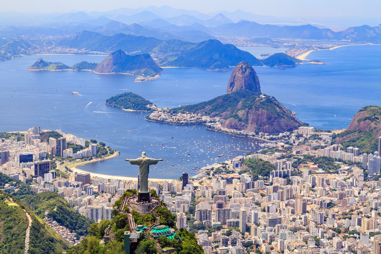 Brazil is home to almost half of the entire population of South America