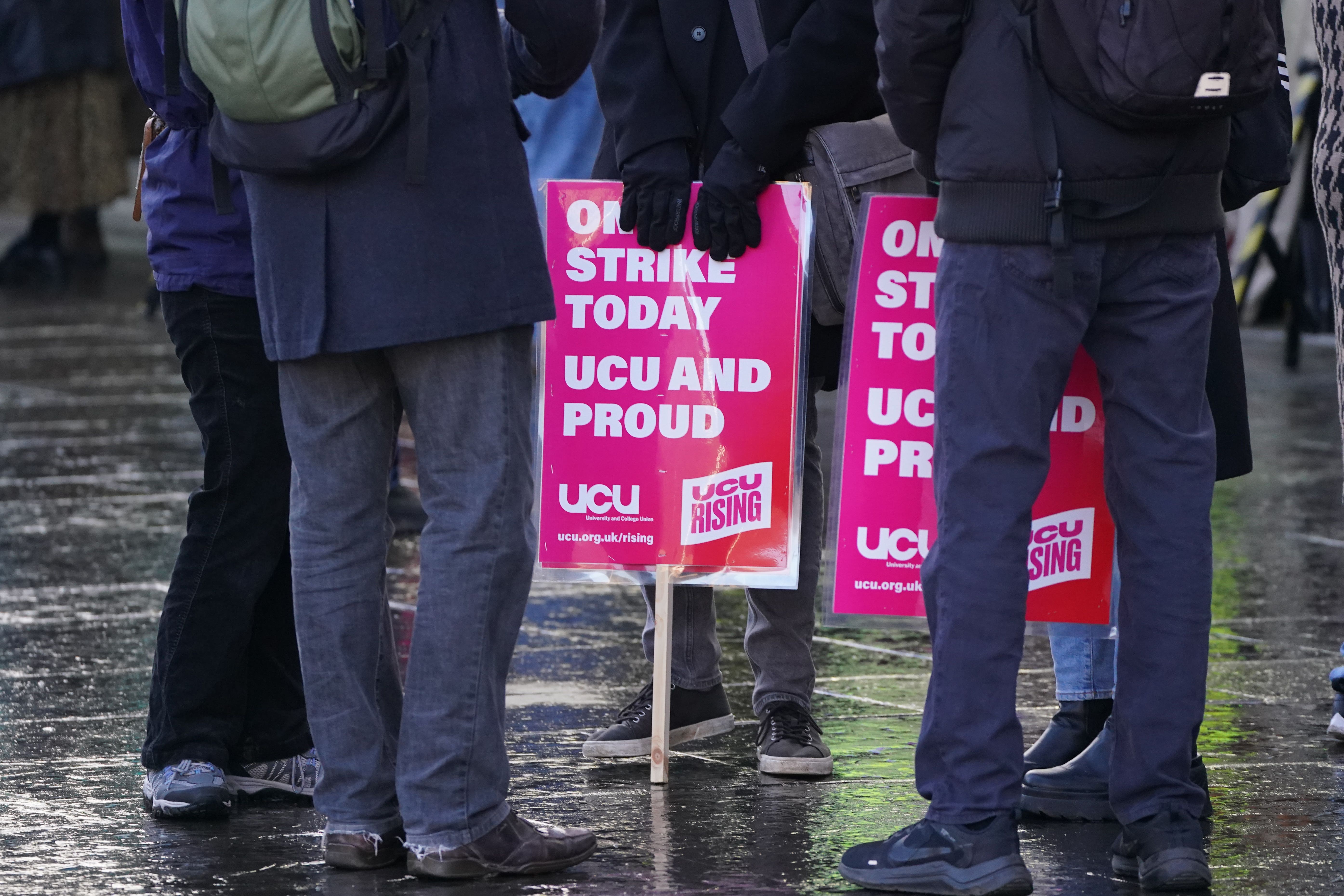 UCU members could go on strike (Andrew Milligan/PA)