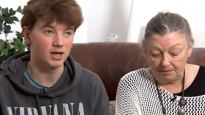 The 17-year-old recently returned to Oldham, near Manchester, and reunited with his grandmother, Susan Caruana