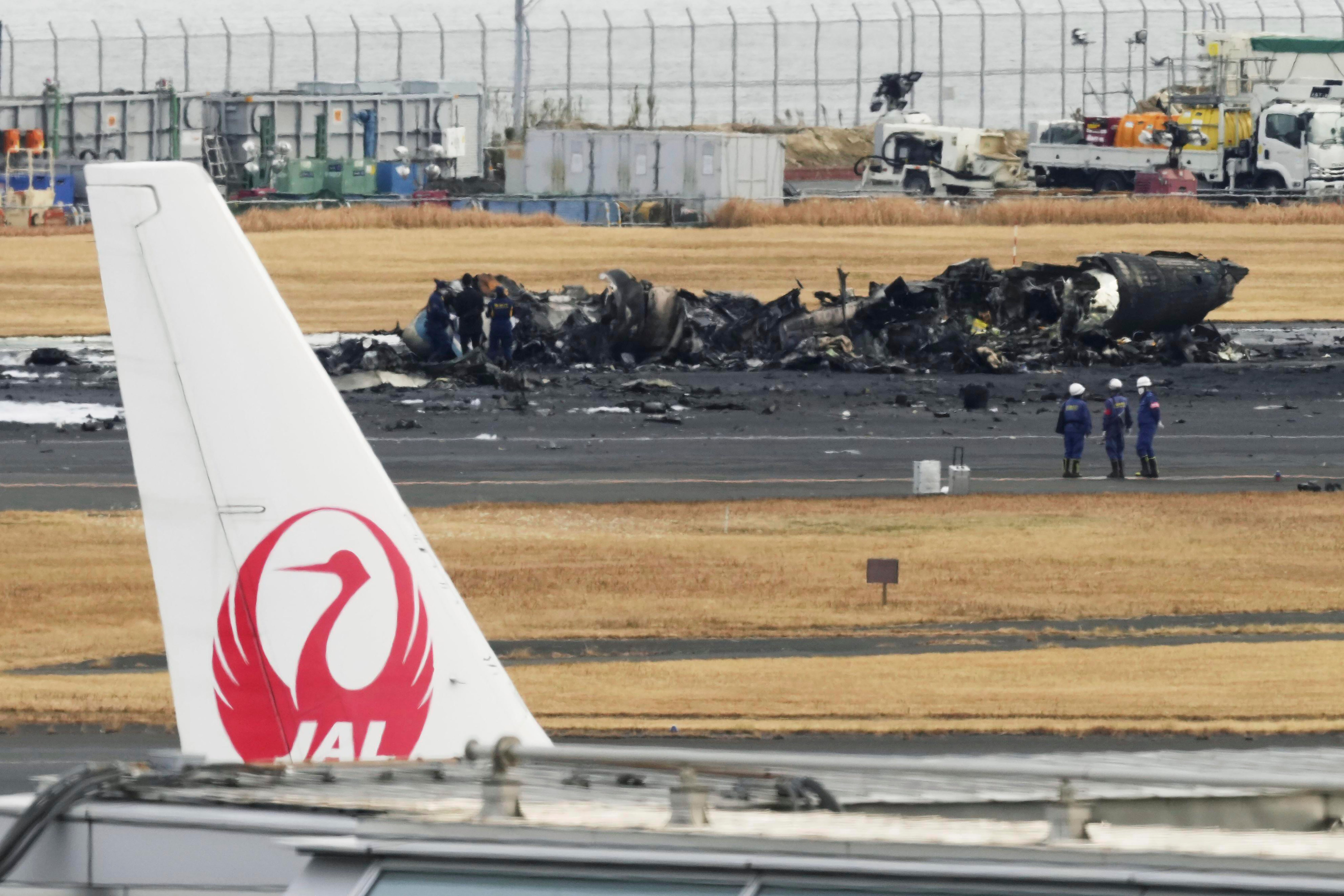 Japan Plane Fire