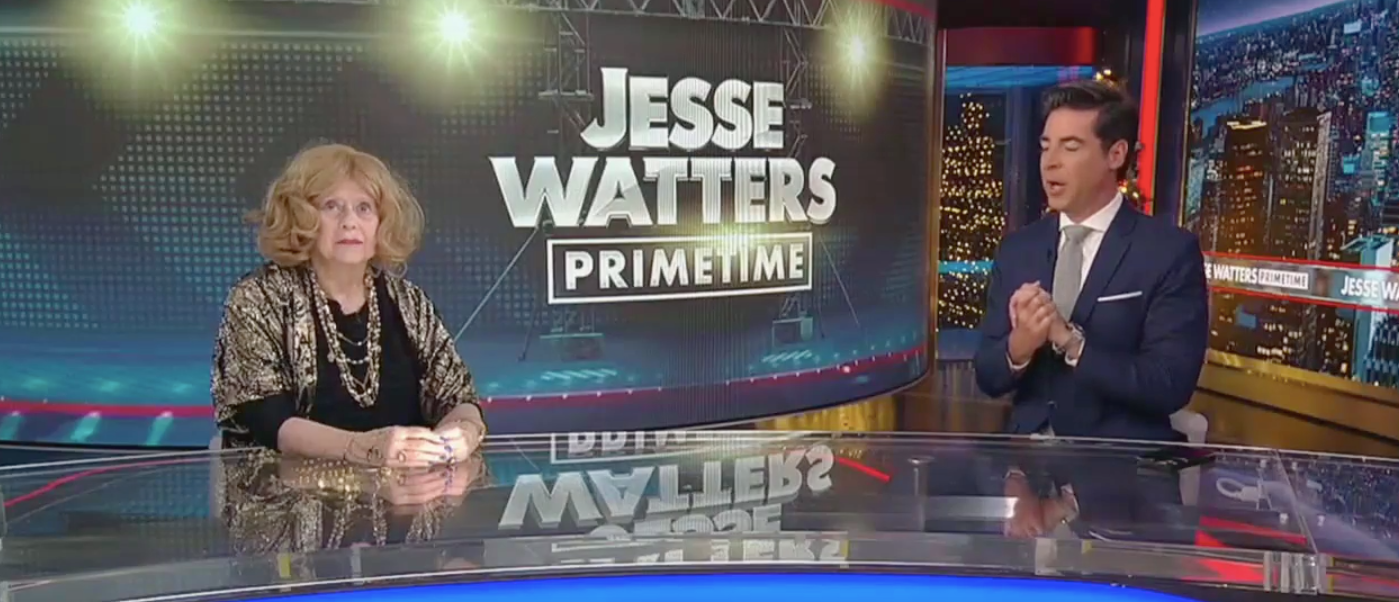 Fox News host Jesse Watters interviewed Paula Roberts – ‘the English psychic’ – on Tuesday’s instalment of his show