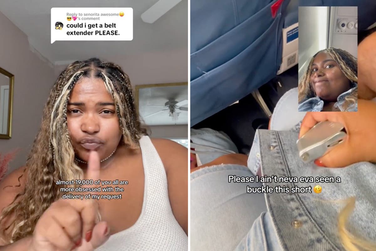 Plus-size passenger hits back at ‘fatphobes’ after requesting seatbelt extender on plane