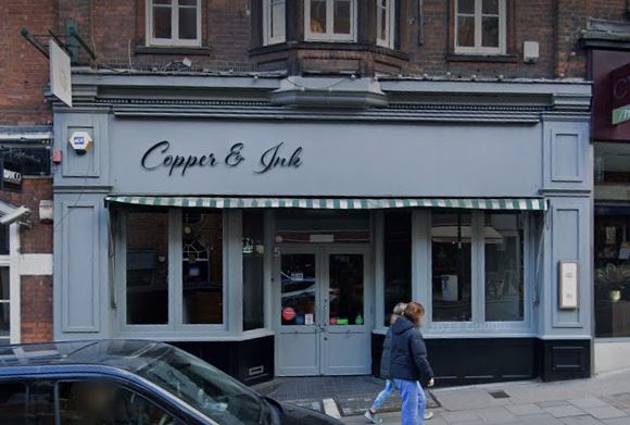 Tony Rodd announced the closure of his restaurant Copper & Ink in Blackheath, London