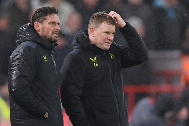 <p>Eddie Howe knows the importance of a northeast derby against Sunderland </p>
