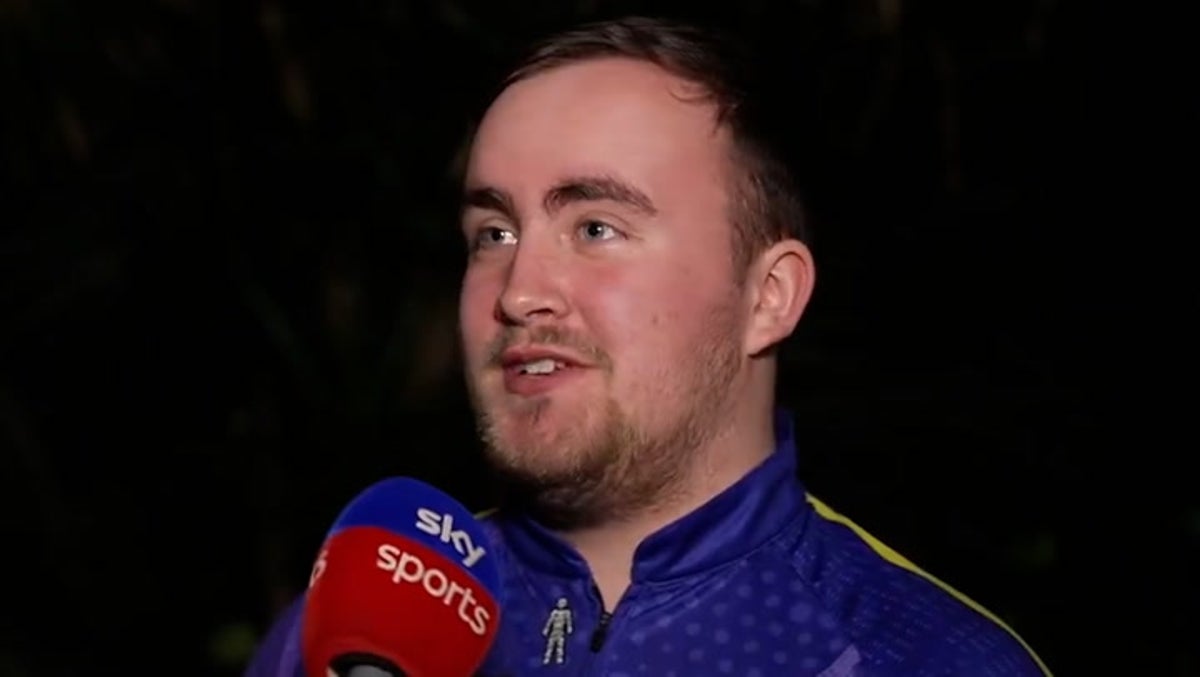 Luke Littler says ‘it’s crazy what I’ve done’ for darts ahead of world championship final