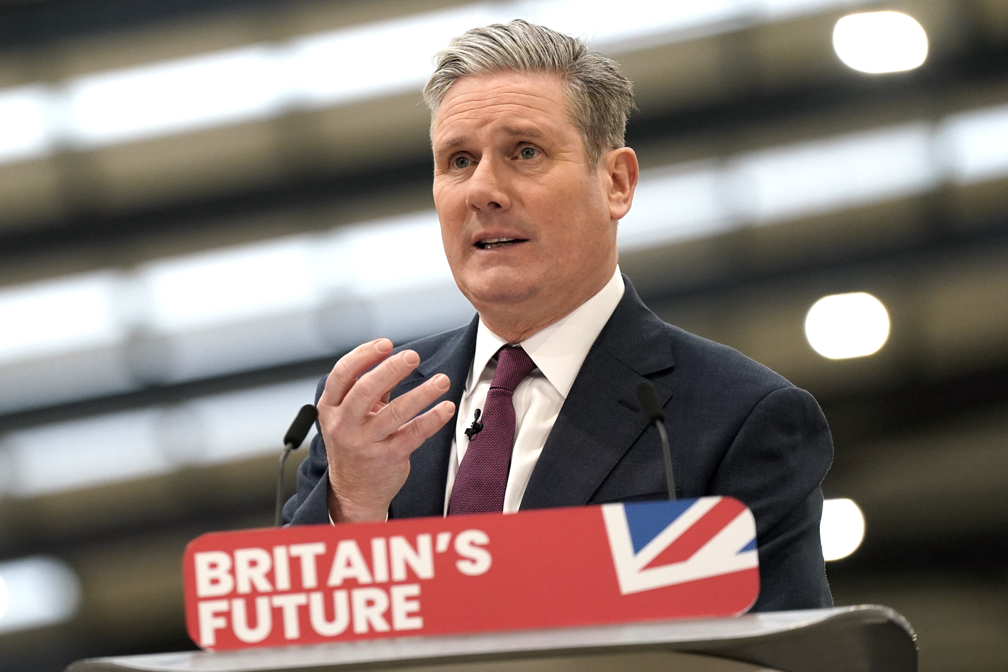 In his pitch to voters ahead of the next general election, Sir Keir will say he understands why people have turned against politicians, amid various Westminster scandals (Jacob King/PA)