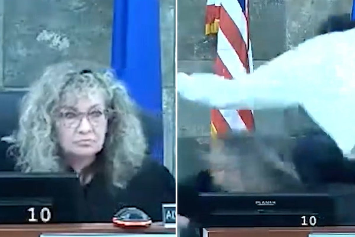 Las Vegas man who attacked judge in wild video is charged with her ...