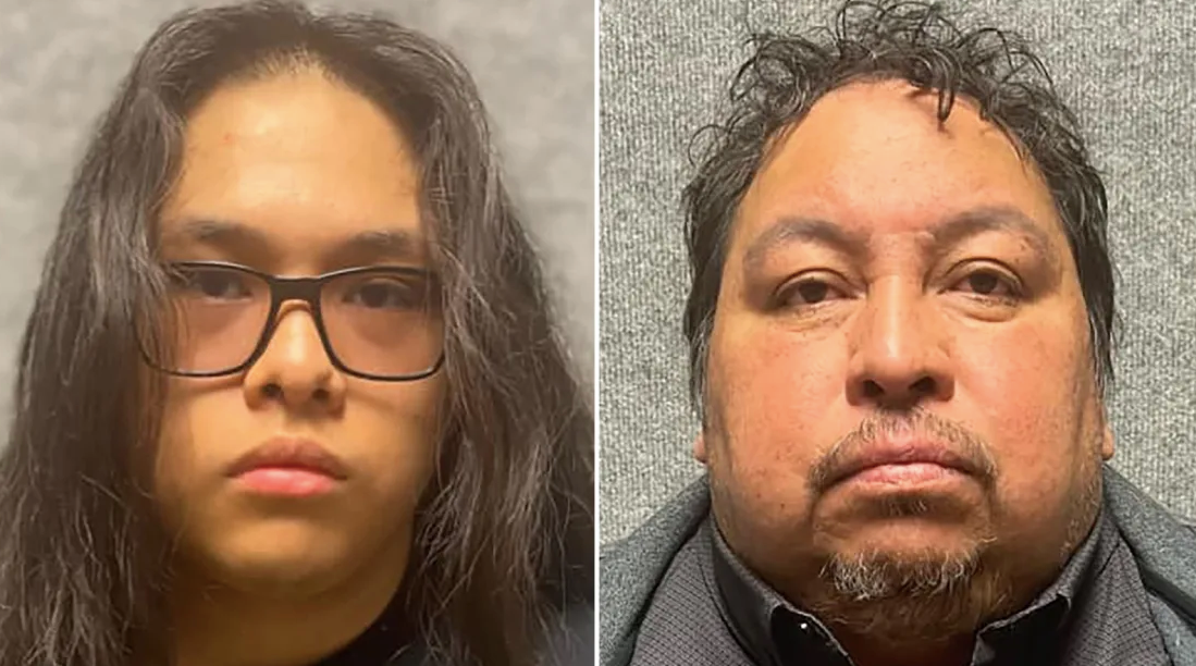 Christopher Preciado, 19, and Ramon Preciado, 53, who were arrested and charged in connection with the murders of Savanah Soto and her boyfriend