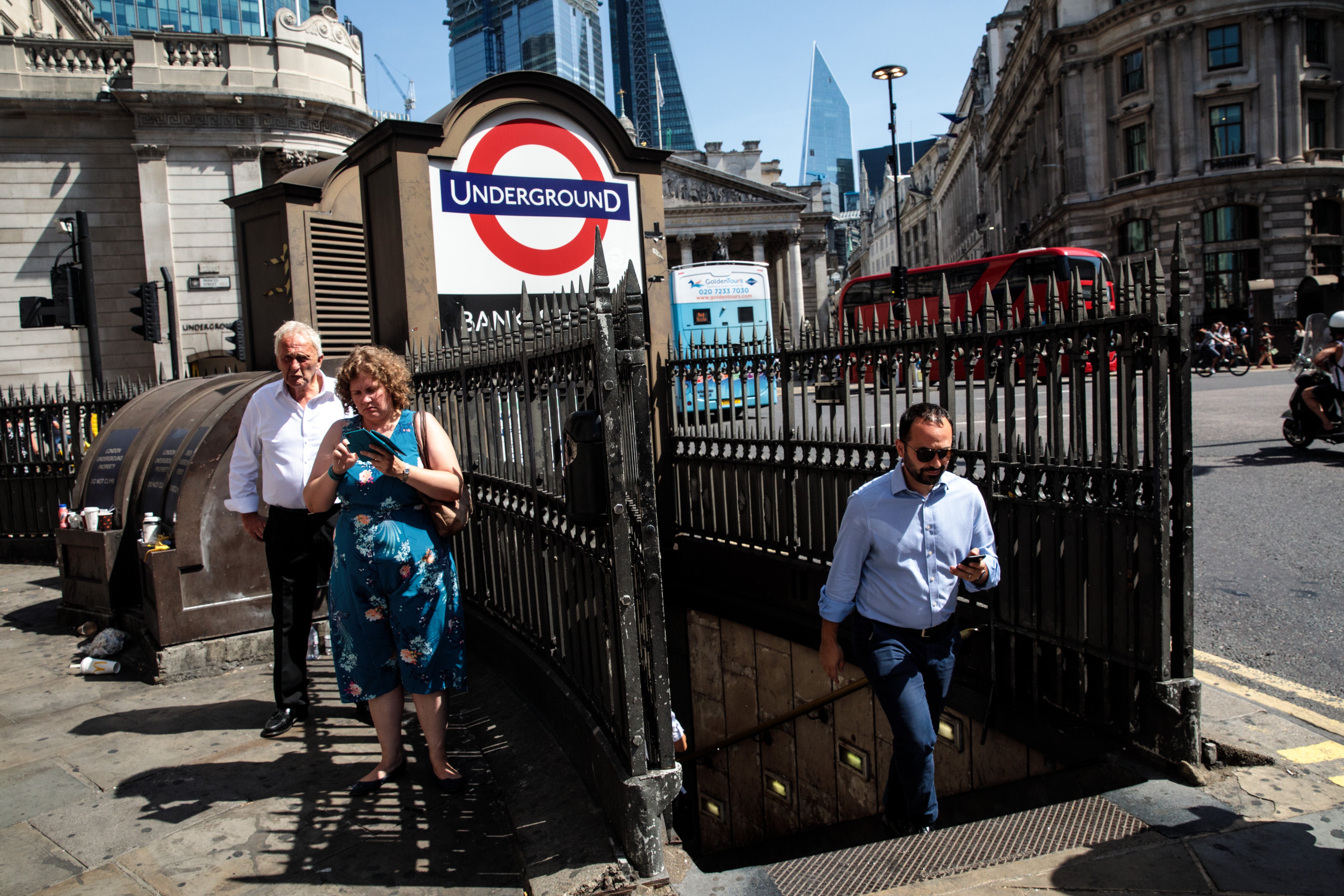 The London Underground shutdown will last from Sunday evening until Thursday night