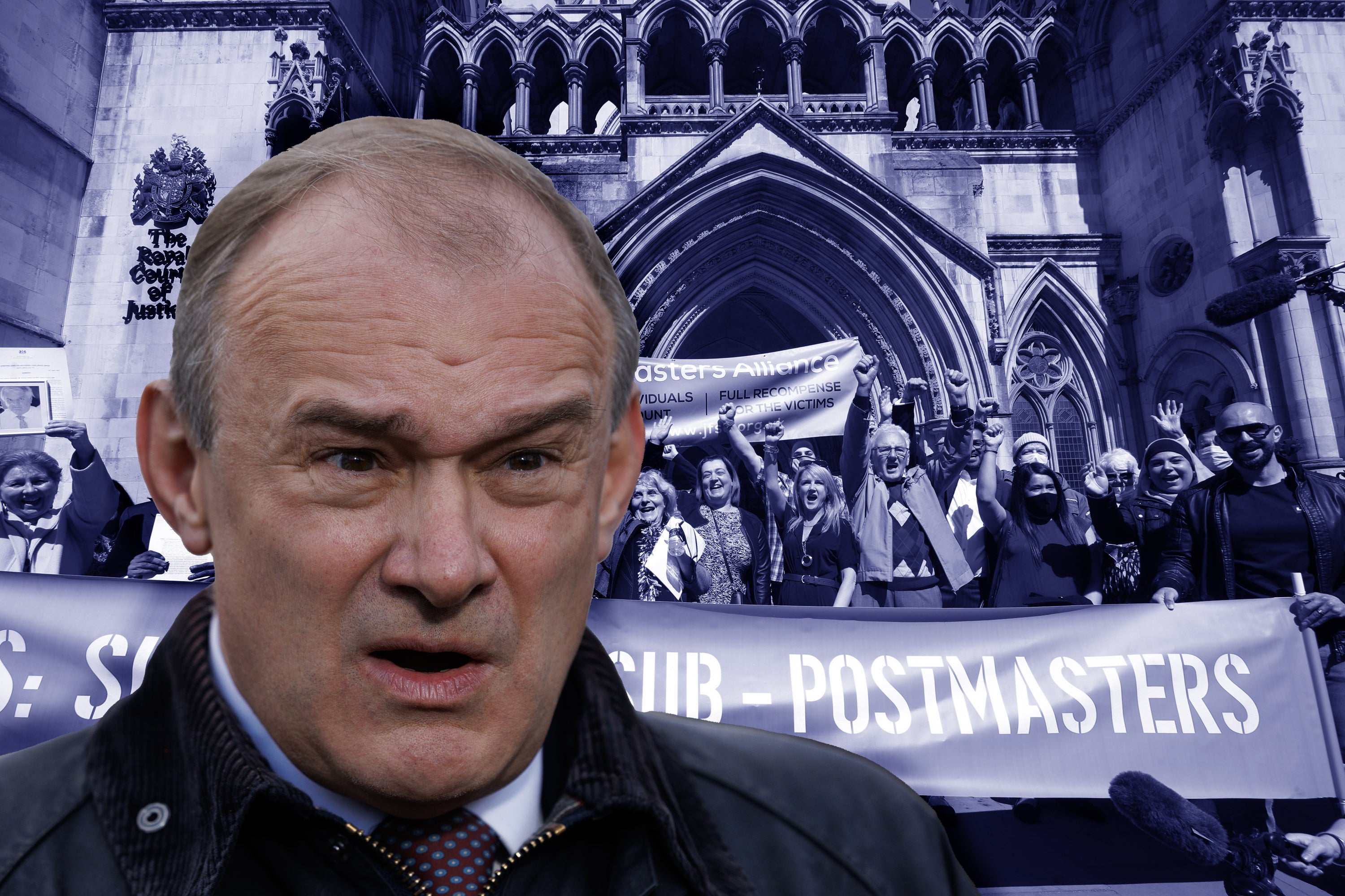 Ed Davey has ‘serious questions to answer’ over the Post Office scandal, victims have said