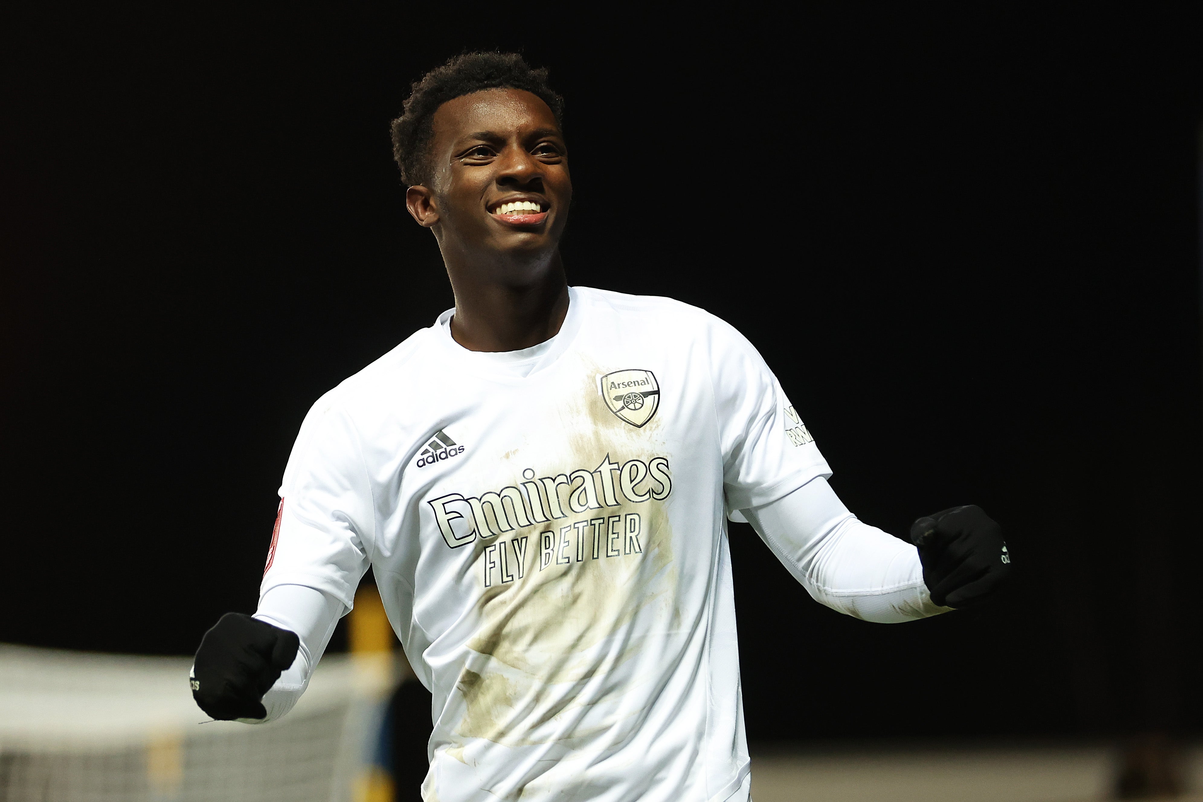 Eddie Nketiah could leave Arsenal this summer.