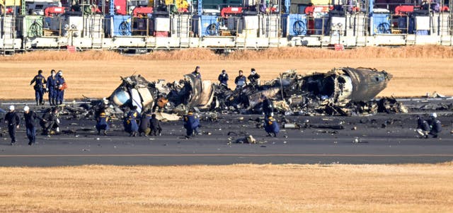 Japan Plane Fire