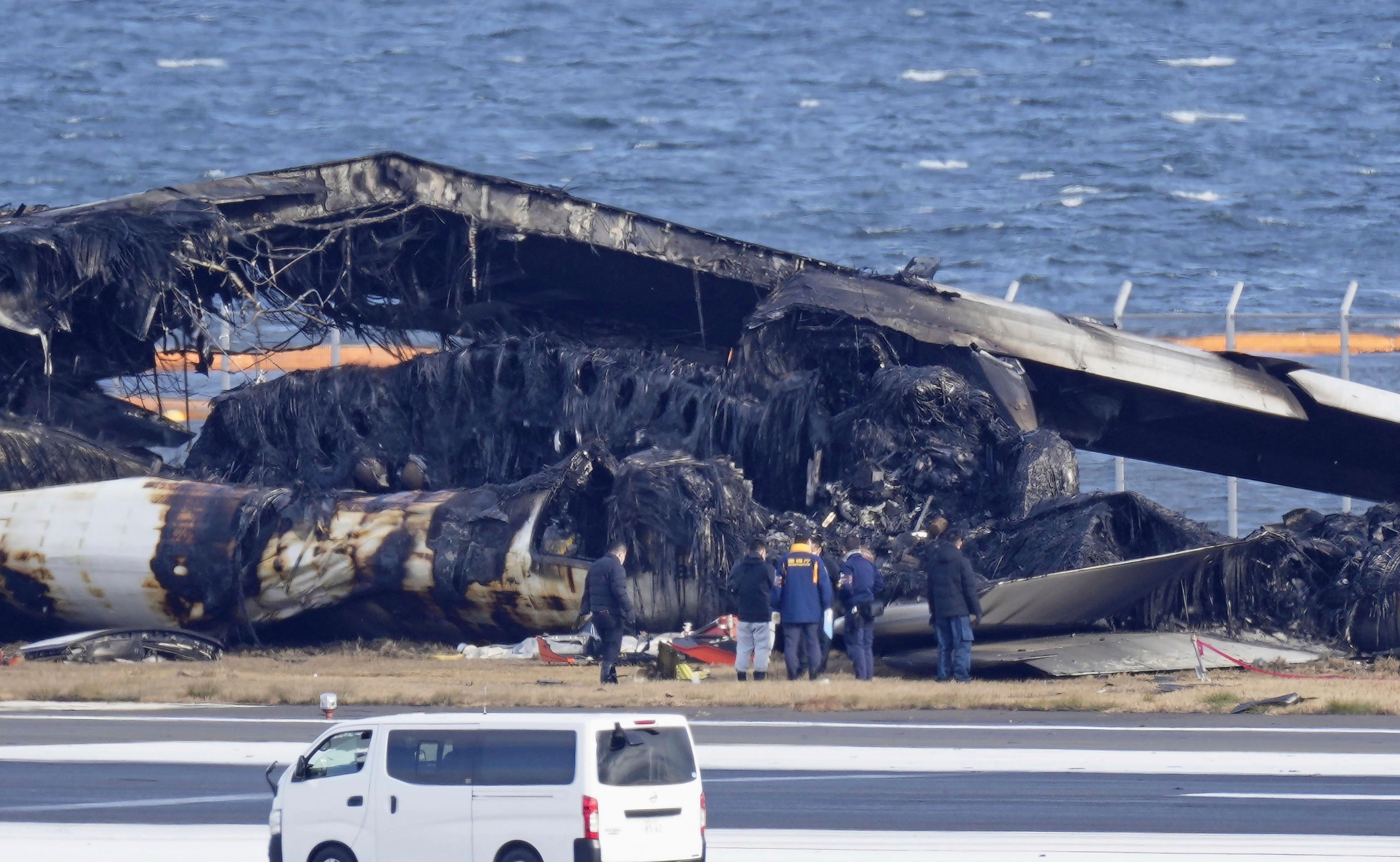 Japan Plane Fire