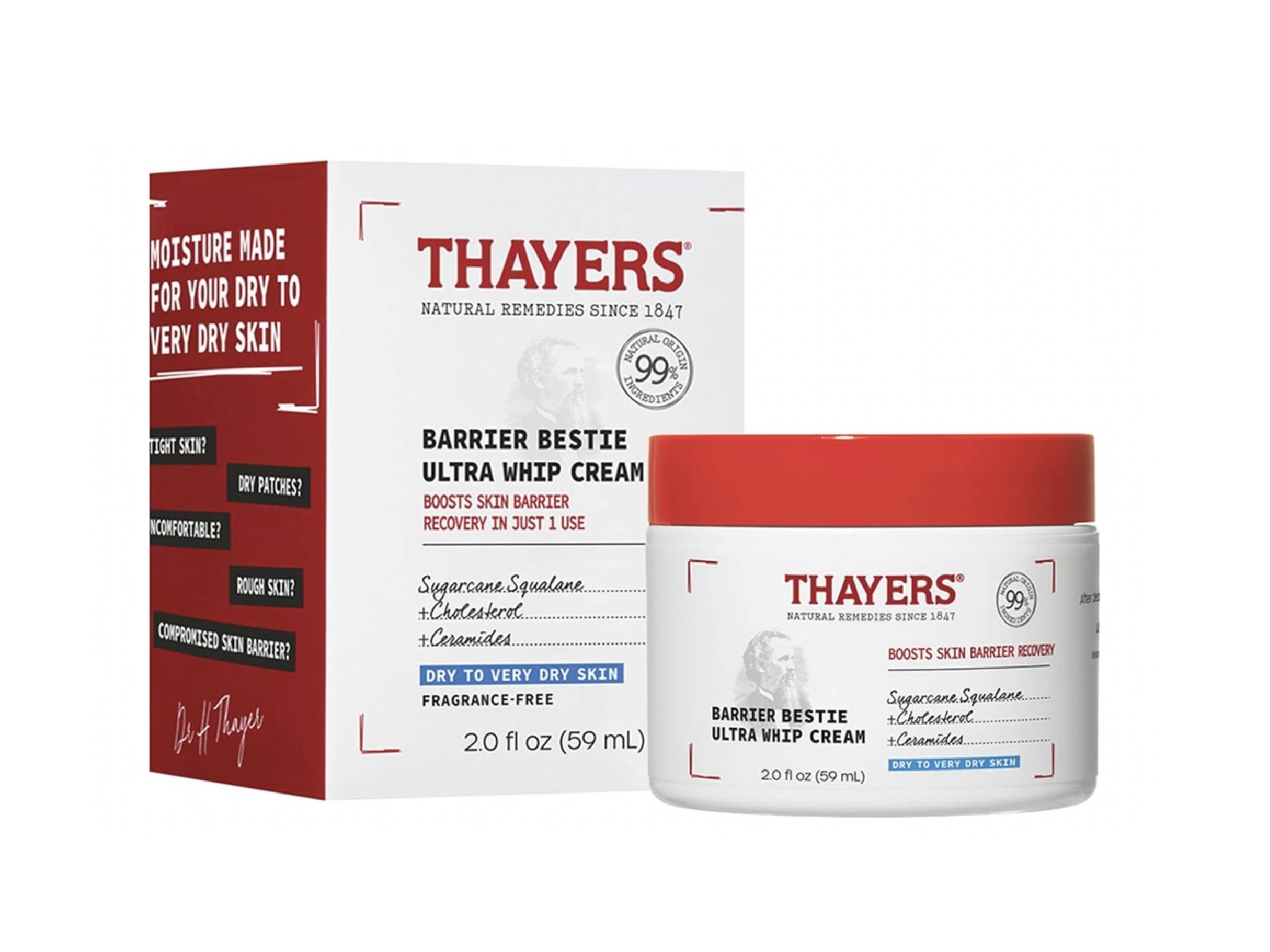 Thayers barrier bestie ultra whip cream