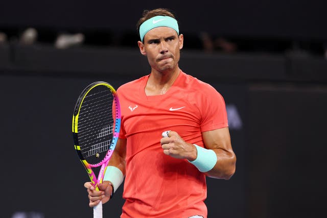 Rafael Nadal was again impressive in Brisbane (Tertius Pickard/AP)