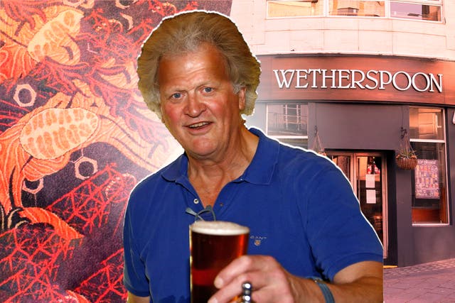 <p>Master of the house: Wetherspoons, and its outspoken owner Tim Martin, are equally loved and loathed across the country </p>