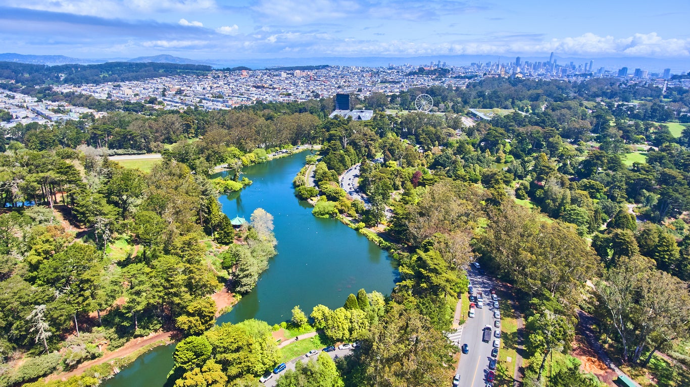 On the periphery of Haight-Ashbury, Golden Gate Park is one of the most popular green spaces in America