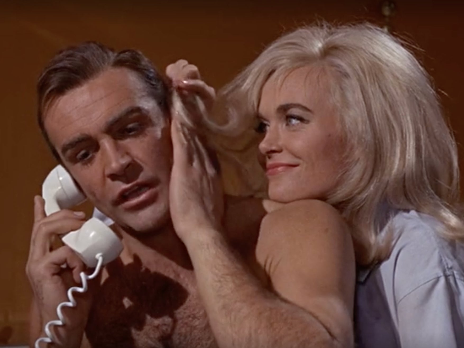 Sean Connery and Honor Blackman in ‘Goldfinger’