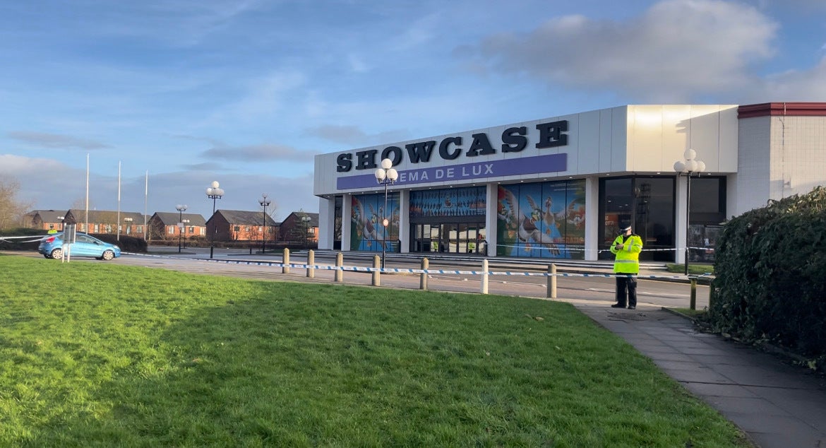 pAt 8.50pm, police received second reports of shots being fired at Showcase Cinemas on East Lancashire Road after a man entered carrying a firearm and allegedly threatened two workers/p