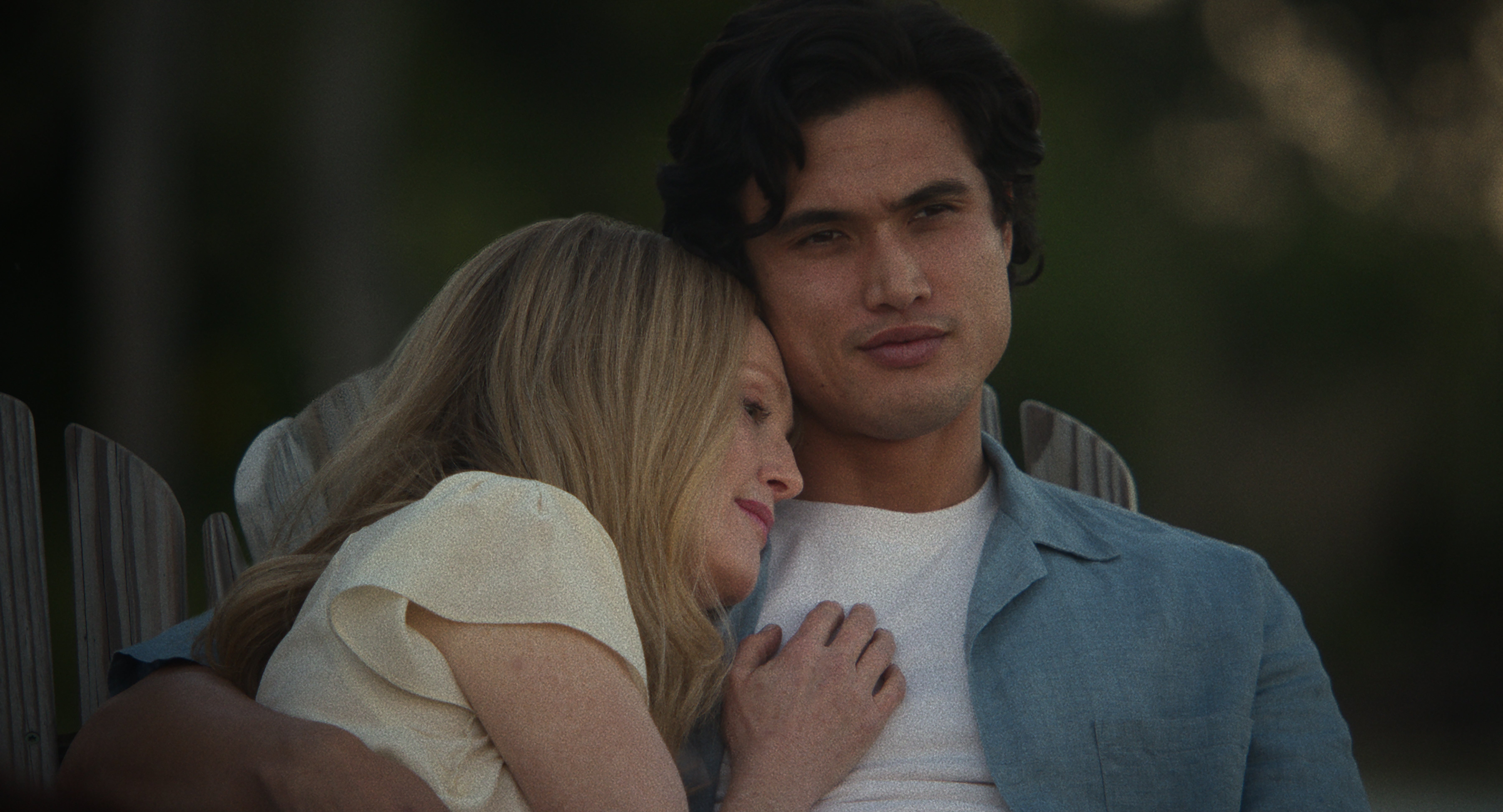 Julianne Moore and Charles Melton in ‘May December’