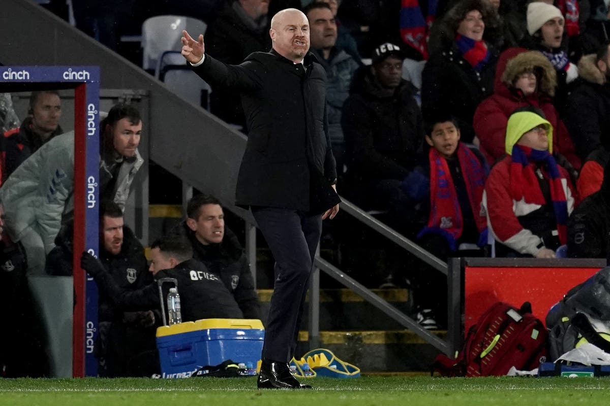 Sean Dyche unhappy at ‘slow-mo’ decision to send off Dominic Calvert-Lewin