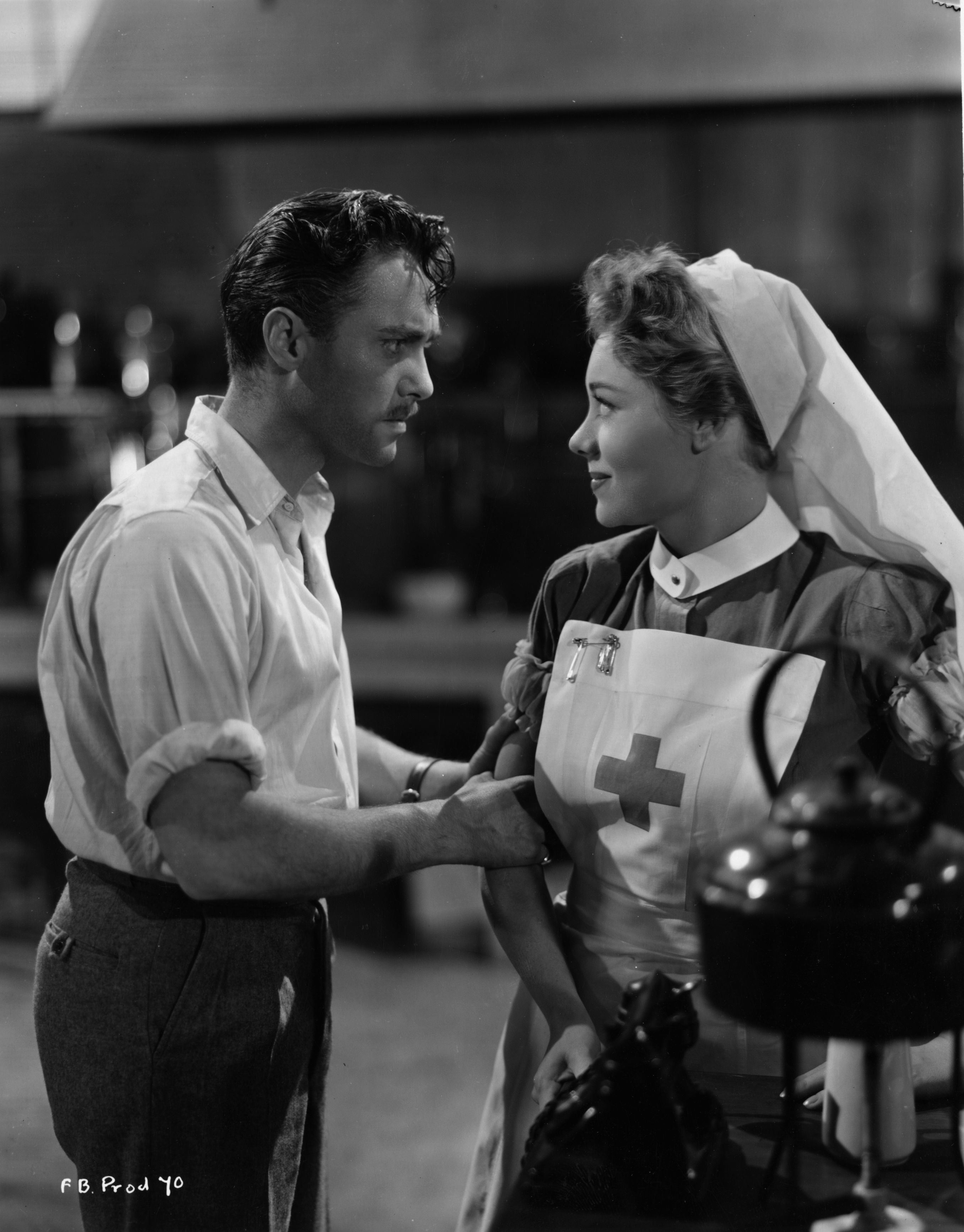 With Richard Todd in 1951’s ‘Flesh and Blood'