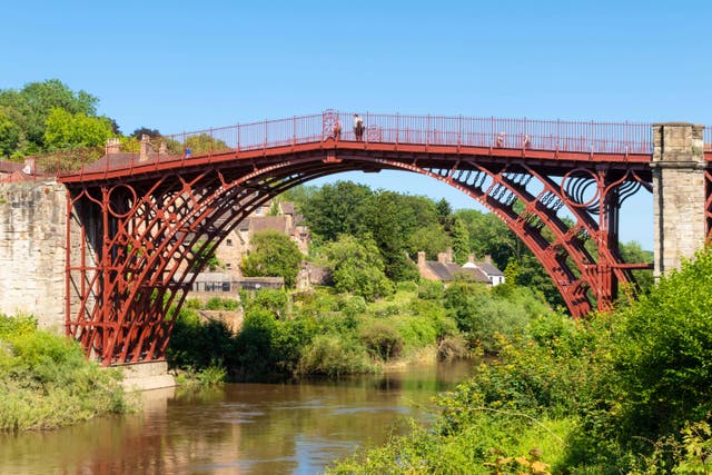 Ironbridge Gorge is one of the attractions for the holidaymaker in Shropshire (Alamy/PA)