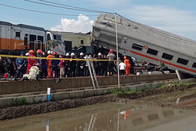 Indonesia Train Crash