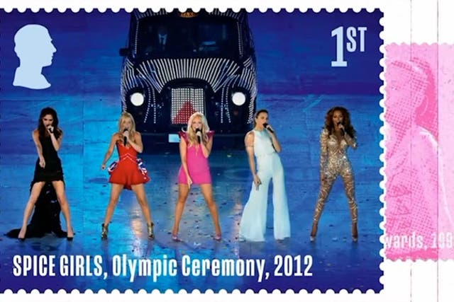 <p>Spice Girls star on Royal Mail stamps for 30th anniversary celebrations.</p>