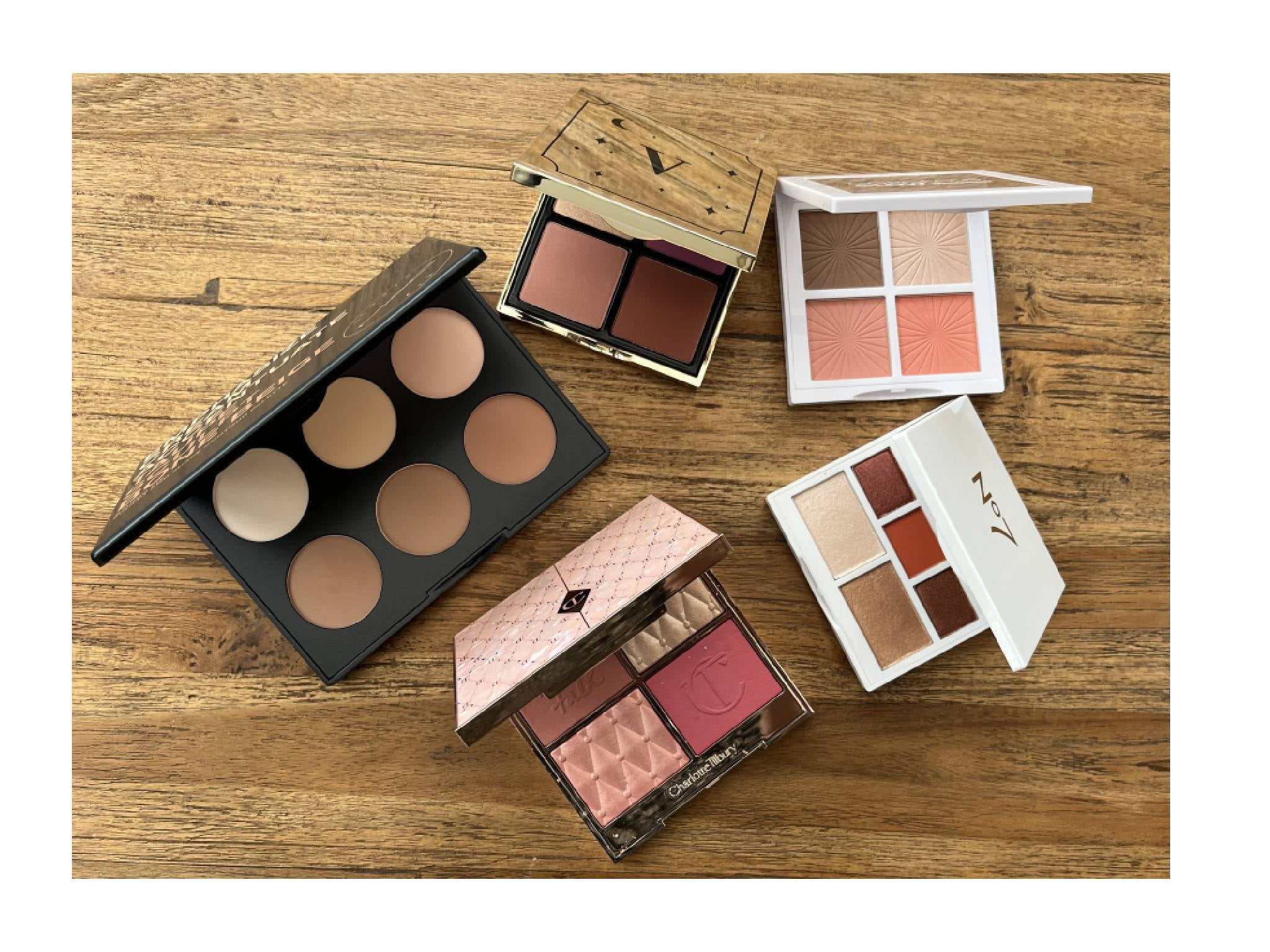 A selection of the best face palettes that we tested for this review