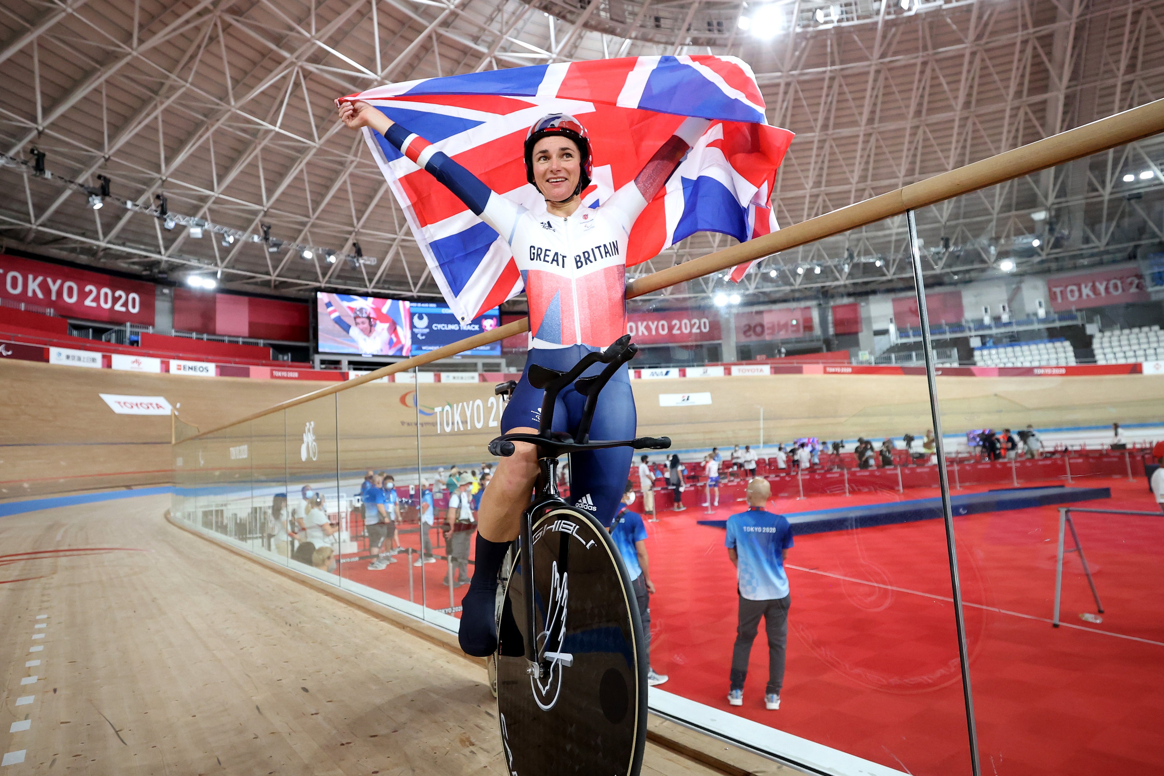 Dame Sarah Storey is a 17-time PAralympic gold medallist