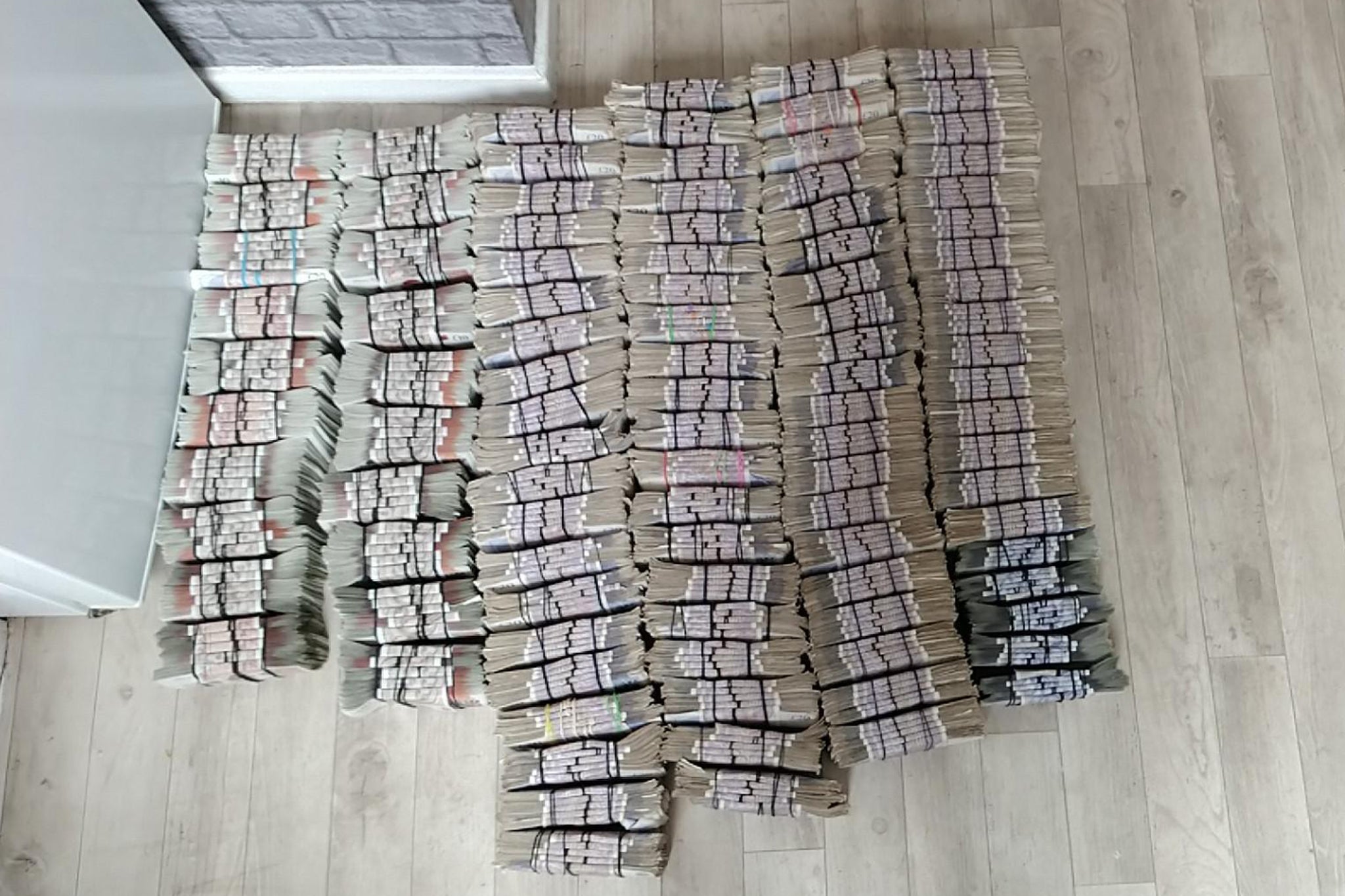 Half a million pounds in cash seized in an EncroChat raid