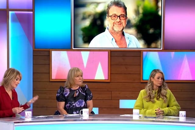 <p>ITV presenters live on-air message to Kate Garraway after husband Derek Draper’s death.</p>