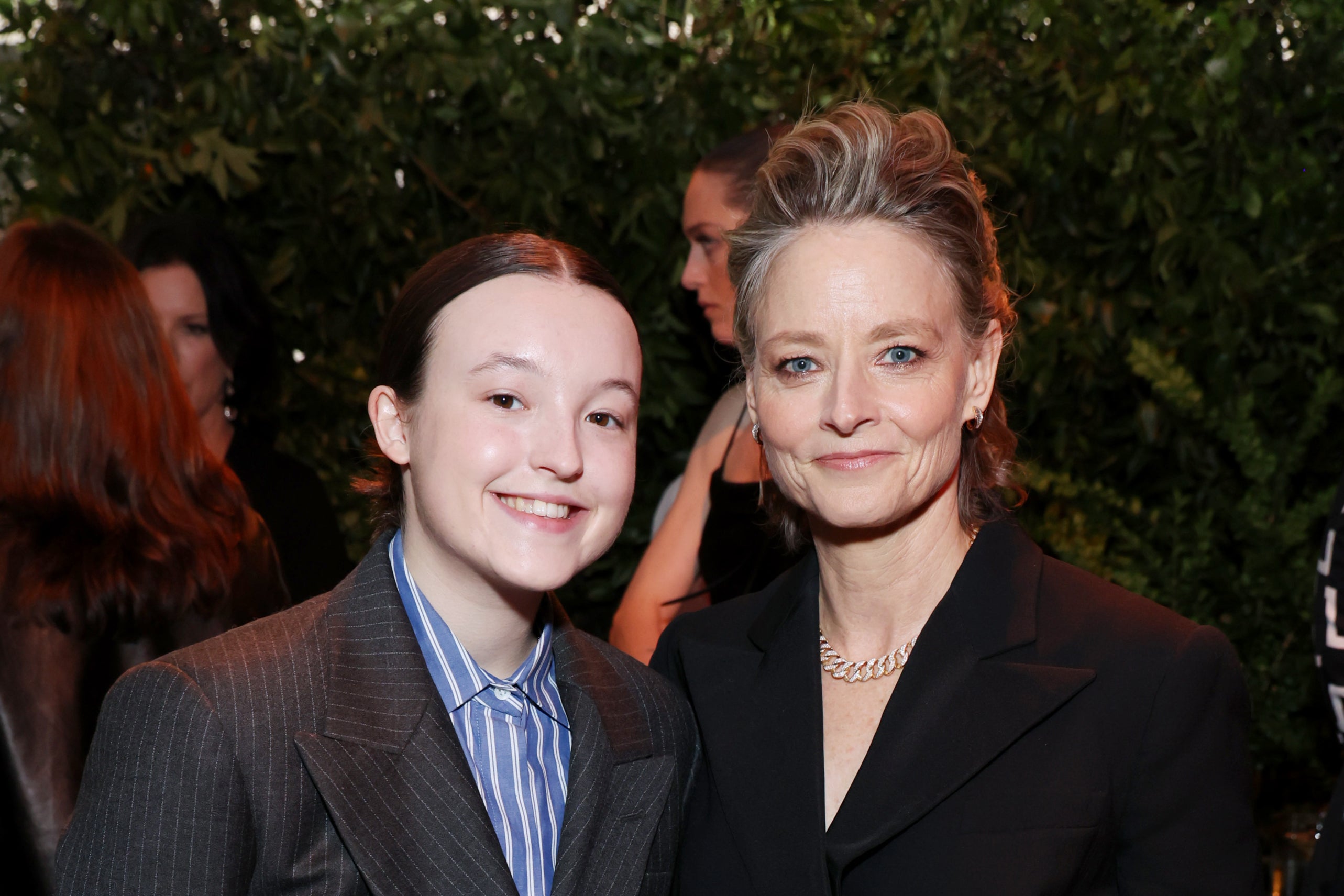 Jodie Foster (right) with Bella Ramsey – a Gen-Zer she has mentored