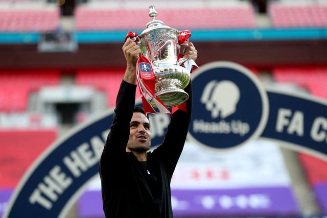 <p>Mikel Arteta has won the FA Cup as a player and manager </p>